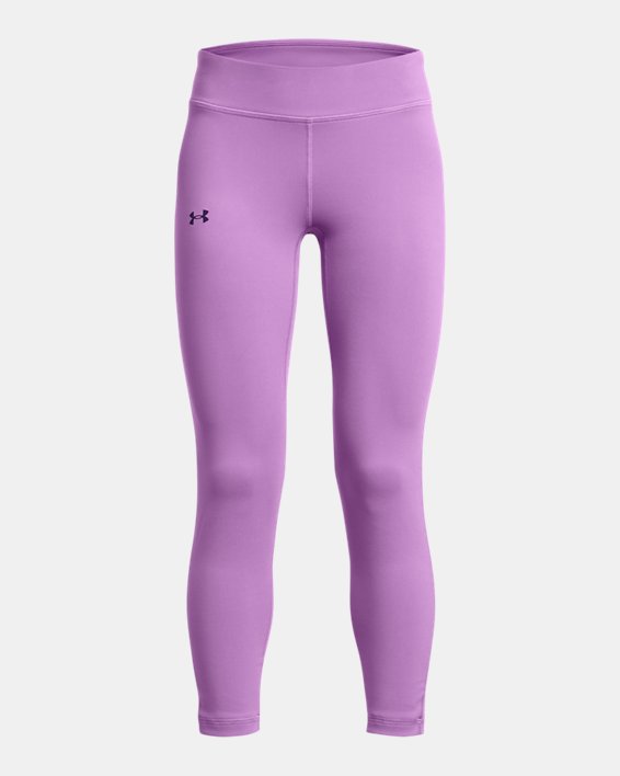 กางเกงห้าส่วน UA Motion สำหรับเด็กผู้หญิง in Purple image number 0